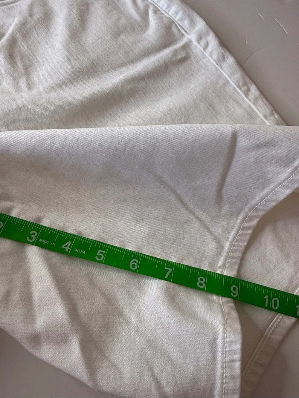 NYDJ Ella Shorts with Side Slits Optic White Size 14W